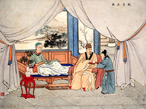 亲尝汤药 亲尝汤药